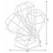 Vintiquewise Vintage Decorative Metal Diamond Shaped Tabletop Countertop Wine 4 Bottle Holder QI003564 - alternate 6
